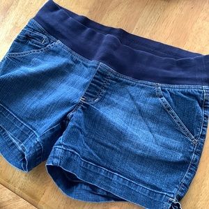 *Lg* Duo Maternity Denim Shorts